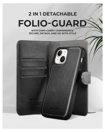 Detachable case wallet kickstand flip cover folio guard caseko wilden shieldon