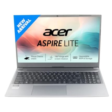 Acer Aspire Lite 13th Gen Intel Core i3-1305U Thin and Light Premium Laptop (Windows 11 Home/16 GB RAM/512GB SSD/36 WHR) AL15-53 with 39.62cm (15.6") Full HD, Metal Body, Steel Gray, 1.59 KG