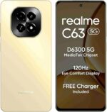 realme C63 5G (Starry Gold, 4GB RAM, 128GB Storage)