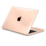 EooCoo Case Compatible for New MacBook Air 13 inch 2021 2020 2019 2018 Release,M1 A2337 A2179 A1932 with Retina Display Touch ID,Laptop Plastic Hard Shell Cover,Smooth Shiny Surface,Peach Pink