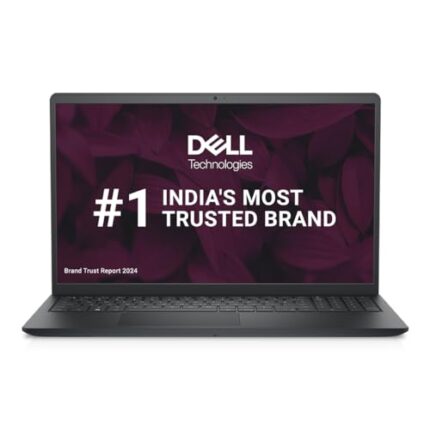 Dell 15 Thin & Light Laptop, AMD R3-7320U Processor, 8GB + 512GB SSD, 15.6" (39.62cm) FHD 120Hz 250 nits Display, Radeon Graphics, Windows 11 + MSO'21, 15 Month McAfee Antivirus, Black, 1.67kg