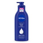 NIVEA Nourishing Body Milk 600ml Body Lotion | 48 H Moisturization | With 2X Almond Oil | Smooth and Healthy Looking Skin |For Very Dry Skin