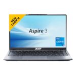 Acer Aspire 3 Intel Core i5-1235U Processor Laptop with 35.56 cm (14") FHD LED-Backlit IPS Display (8GB RAM/512GB SSD/WiFi 6/Intel Graphics/Win11Home) A324-51, Backlit Keyboard, Steel Gray, 1.45KG