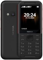 Nokia 5310 Dual SIM Keypad Phone with MP3 Player, Wireless FM Radio and Rear Camera with Flash | Black/Red