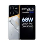 TECNO Pova 5 Pro 5G (Silver Fantasy, 8GB RAM,128GB Storage)| Segment 1st 68W Ultra Fast Charging | India's 1st Multi-Colored Backlit ARC Interface | 50MP AI Dual Camera | 6.78”FHD+ Dot-in Display