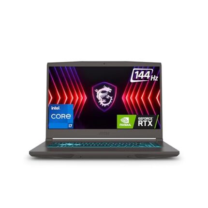 MSI Thin 15, Intel Core i7-12650H, 40CM FHD 144Hz Gaming Laptop(16GB/1TB NVMe SSD/Windows 11 Home/NVIDIA GeForce RTX 2050,GDDR6 4GB /Cosmos Gray/1.86Kg), B12UCX-1693IN