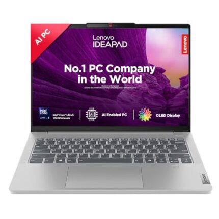 Lenovo IdeaPad Slim 5 Intel Core Ultra 5 125H Built-in AI 14" (35.5cm) WUXGA-OLED 400Nits Thin & Light Laptop (16GB/1TB SSD/Win 11/MSO 21/FHD+IR Cam/1Yr ADP Free/3Mon Game Pass/Grey/1.4Kg), 83DA0049IN