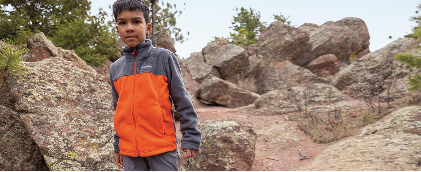 Soft fleece coats for boys