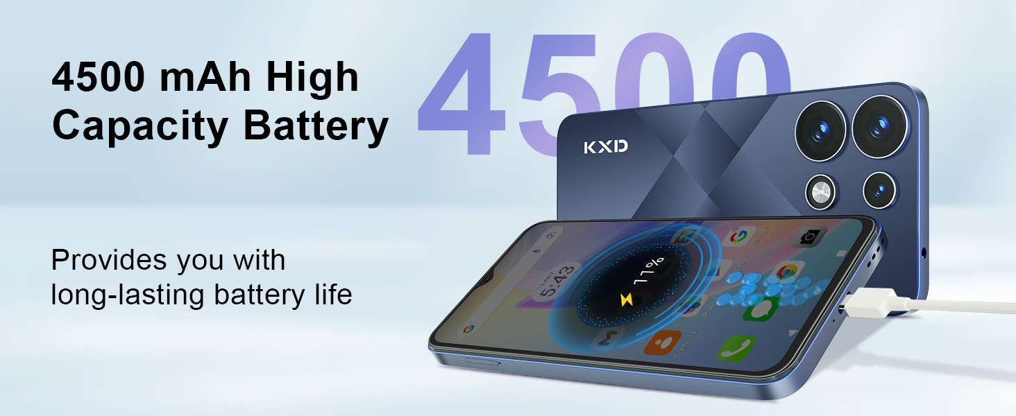 4500mAh battery