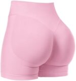 VOYJOY Women Workout Impact Shorts 3.6"/ 4.5"/ 6" Scrunch Butt Lifting Gym Shorts Seamless Booty Biker Shorts