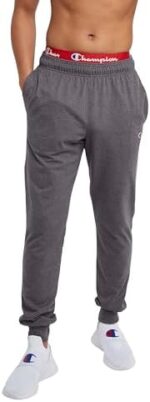 Champion Men's Joggers, Lightweight Lounge Pants, Jersey Graphic Pants for Men, 31"