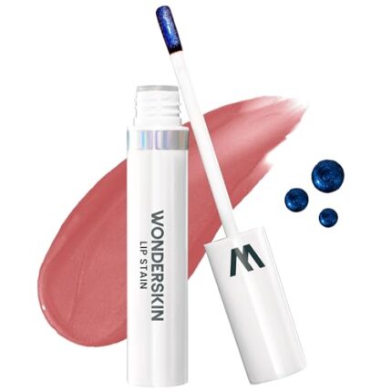 Wonderskin Wonder Blading Lip Stain Peel Off Masque - Long Lasting, Waterproof and Transfer Proof Nude Lip Tint, Matte Finish Peel Off Lip Stain (Whimsical Masque)