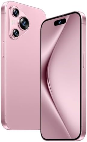 Pura 70 Unlocked Phon 8-core Android 13 Phone 8GB+256GB Unlocked Android Phone 108MP+48MP Camera Pixels 6800mAh Battery 7inch HD LCD Screen Cell Phone 5G Dual SIM (Pink)