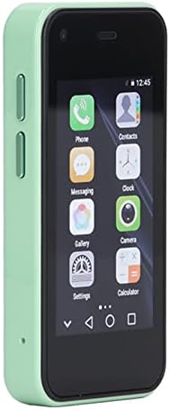 XS13 Palm Mobile Phone, Smartphone Unlocked, 2.5 inch Android Dual SIM Mini Phones, 2MP 5MP Camera, 1GB 8GB ROM, Bluetooth GPS, 1580mAh (Matcha Green)