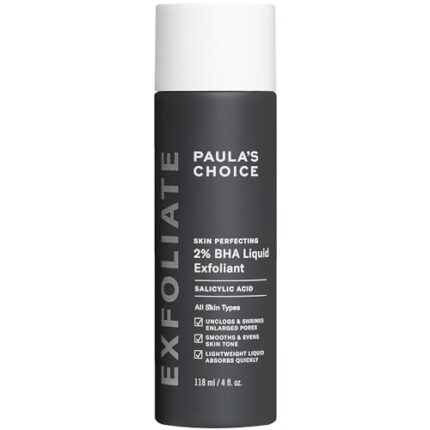 Paula's Choice SKIN PERFECTING 2% BHA Liquid Salicylic Acid Exfoliant-Facial Exfoliant for Blackheads, Enlarged Pores, Wrinkles & Fine Lines