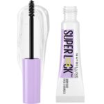 Maybelline Super Lock Brow Glue Eyebrow Gel, Lightweight Brow Gel For Up To 24HR Hold, Clear, 1 Count