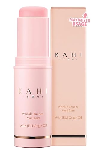 KAHI Wrinkle Bounce Multi Balm Stick - MAX USAGE EDITION | All-in-One Hydrating Balm Eye Cream Serum Stick & Moisture Balm Stick | Daily Korean Skin Care Moisturizer Stick with sodium DNA (0.32 oz)