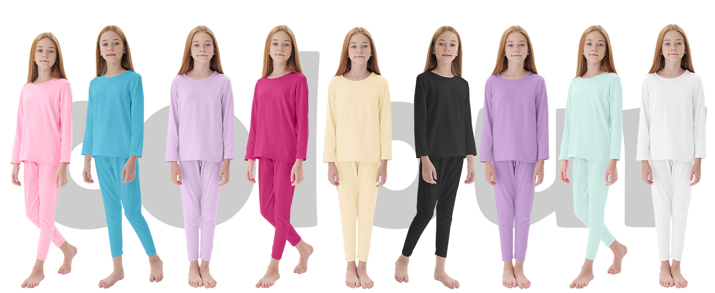 Girls Thermal Underwear Set