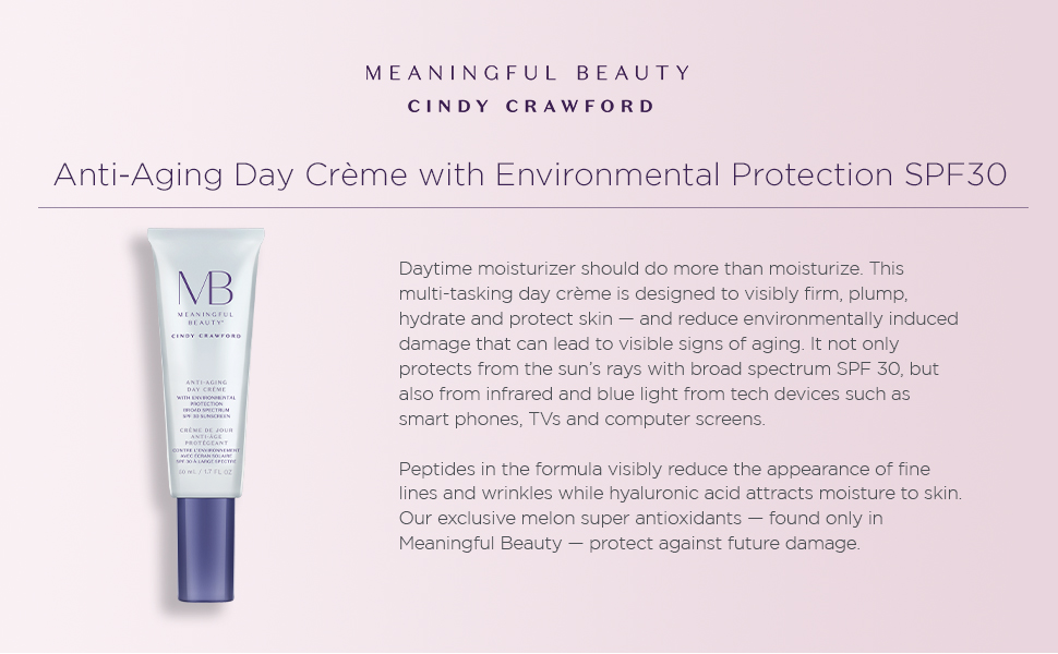 Meaningful Beauty Anti-Aging Day Creme with Environmental Protection SPF 30