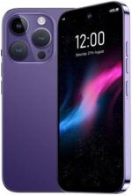 4G Dual SIM Cheap Smartphone, 6.6 inch HD Big Screen, Android 10, SIM Free Unlocked Mobile Phones, 2GB RAM+16GB ROM/Expandable to 256GB, 4800mAh Battery, 13MP Camera, Face ID, GPS,Bluetooth (Purple)