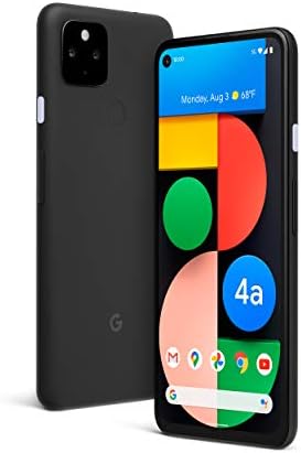 Google Pixel 4a with 5G - Android Phone - New Unlocked Smartphone with Night Sight and Ultrawide Lens - Just Black