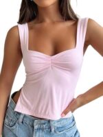 Trendy Queen Womens Going Out Crop Tops Backless Tank Tops Summer Y2k Teen Girls Basics Cute Clothes