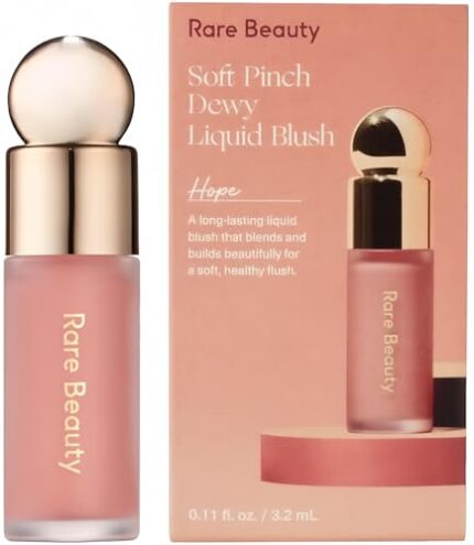 Limited Edition - Rare Beauty Mini Soft Pinch Liquid Blush - Color Hope - nude mauve