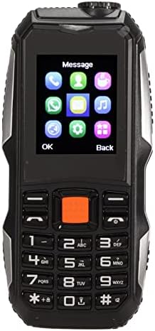 2G Mobile Phone for Elderly, Unlocked Seniors Mobile Phone with Alarm Function & Big Buttons, Dual SIM Basic Mobile Phones, 1.8in Screen, BT, Flashlight MP3 Music (Black)