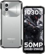 DOOGEE Blade10 Power Rugged Smartphone Unlocked,24GB+256GB/2TB, 10300mAh Rugged Phone, 6.6''HD+90Hz Android 14 Cell Phone, 50MP Camera, 3 Card Slots/Face Unlock/Fingerprint/NFC/Wi-Fi6E/IP69K