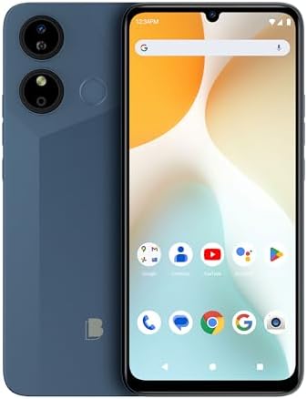 BLU G44 | 2024 | All-Day Battery | Unlocked | 6.8” HD+ Infinity Display | 64GB | Triple 13MP Camera | US Warranty| Blue