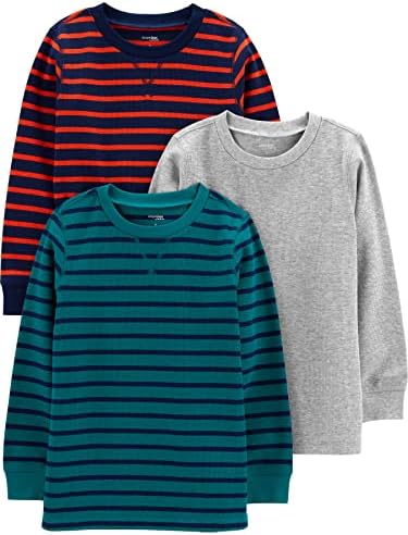 Simple Joys by Carter's Boys' 3-Pack Thermal Long Sleeve Shirts