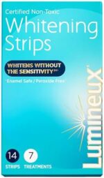 Lumineux Teeth Whitening Strips 7 Treatments - Enamel Safe - Whitening Without The Sensitivity - Dentist Formulated & Certified Non-Toxic