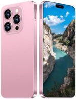 I16 PROMAX Unlocked Phone,6.99" HD Screen The Phone,8+256GB with 128GB Memory Card Cell Phone, Android 13.0,108MP & 68 Camera,Photo shortcut button/5G/Face ID/Fingerprint Lock/Face ID (Pink)