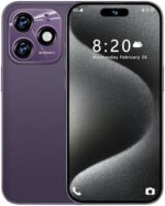 15 ProMAX 5G Phone 12+512GB Unlocked Cell Phone,Smartphone 6.85" HD Screen Unlocked Phones,Battery 7000mAh Android 13,/Face ID/Fingerprint Unlock/Dual SIM/GPS(Purple)