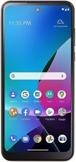 Simple Mobile | Motorola Moto g Play | Locked | 32GB | 5000mAh Battery | 16 MP Triple-Camera System | 6.5 inches 90Hz HD+ Display | Black