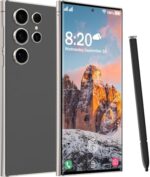 I24 Ultra 5G Unlocked Phones, 8+256GB Android13 Smartphone Battery 6800mAh 6.8" HD Screen Unlocked Cell Phone,48MP+108MP Camera/Built in Pen/Dual SIM/Fingerprint Lock/Face (Black)