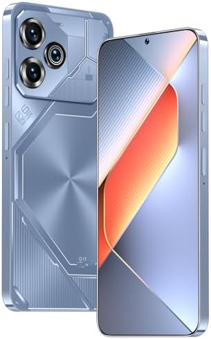 Unlocked Phones Pova6 Pro Unlocked Cell Phones 8GB+256GB | 6.8" Display | 24MP+50MP HD Camera | Android 13 | 6000mAH | 5G Dual SIM Smartphone | 3D Texture Design (Blue)