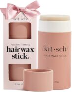 Kitsch Hair Wax Stick for Women & Men - Hair Slick Back Stick, Anti-Frizz and Fly Away Hair Tamer, No Residue Hair Finishing Stick for Flyaways, All Day Hold Styling Product for Smoothing Hair Strands