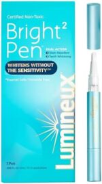 Lumineux 2-in-1 Whitening Pen (1 Pack) Enamel Safe and Clinically Proven to Whiten Without The Sensitivity - Removes Coffee, Tea, and Smoking Stains