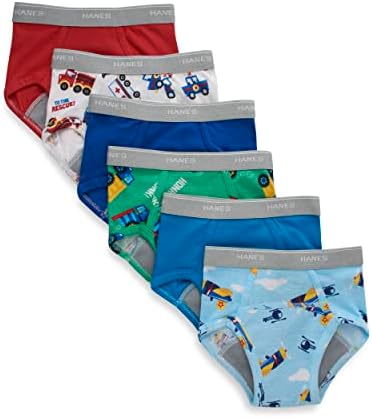 Hanes boys Potty Trainer Underwear 6-Pack