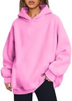 Trendy Queen Womens Oversized Hoodies Fleece Hooded Sweatshirts Casual Pullover Fall Winter Outfits Long Sleeve Tops 2025