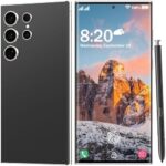 I23 Ultra 5G Unlocked Smartphone,Android 13.0 6GB+256GB Fully Unlocked Cell Phone Built in Pen The Phone,Battery 6800mAh 6.8" HD Screen,48MP+108MP Camera/Dual SIM/Fingerprint Lock/Face (Black)