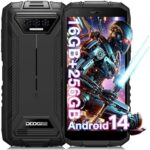 DOOGEE S41 MAX Rugged Smartphone 2024,16GB + 256GB/SD 1TB, Android 14 Rugged Phone,6300mAh Rugged Cell Phone, 5.5" HD+ Display, IP68 Waterproof Outdoor Military Grade 4G Mobile Phone, NFC/WiFi/OTG