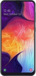 Simple Mobile Carrier-Locked Samsung Galaxy A50 4G LTE Prepaid Smartphone - Black - 64GB - Sim Card Included - GSM