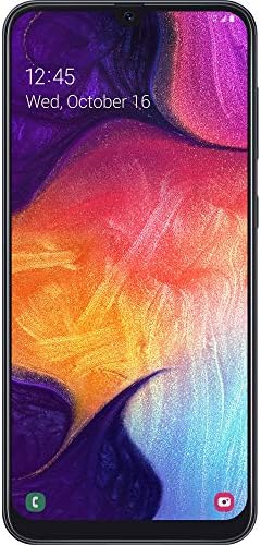 Simple Mobile Carrier-Locked Samsung Galaxy A50 4G LTE Prepaid Smartphone - Black - 64GB - Sim Card Included - GSM