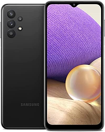 Samsung Galaxy A32 5G (64GB, 4GB) 6.5" 90Hz Display, 48MP Quad Camera, All Day Battery (Only for AT&T) 4G LTE A326U (Awesome Black) (Renewed)