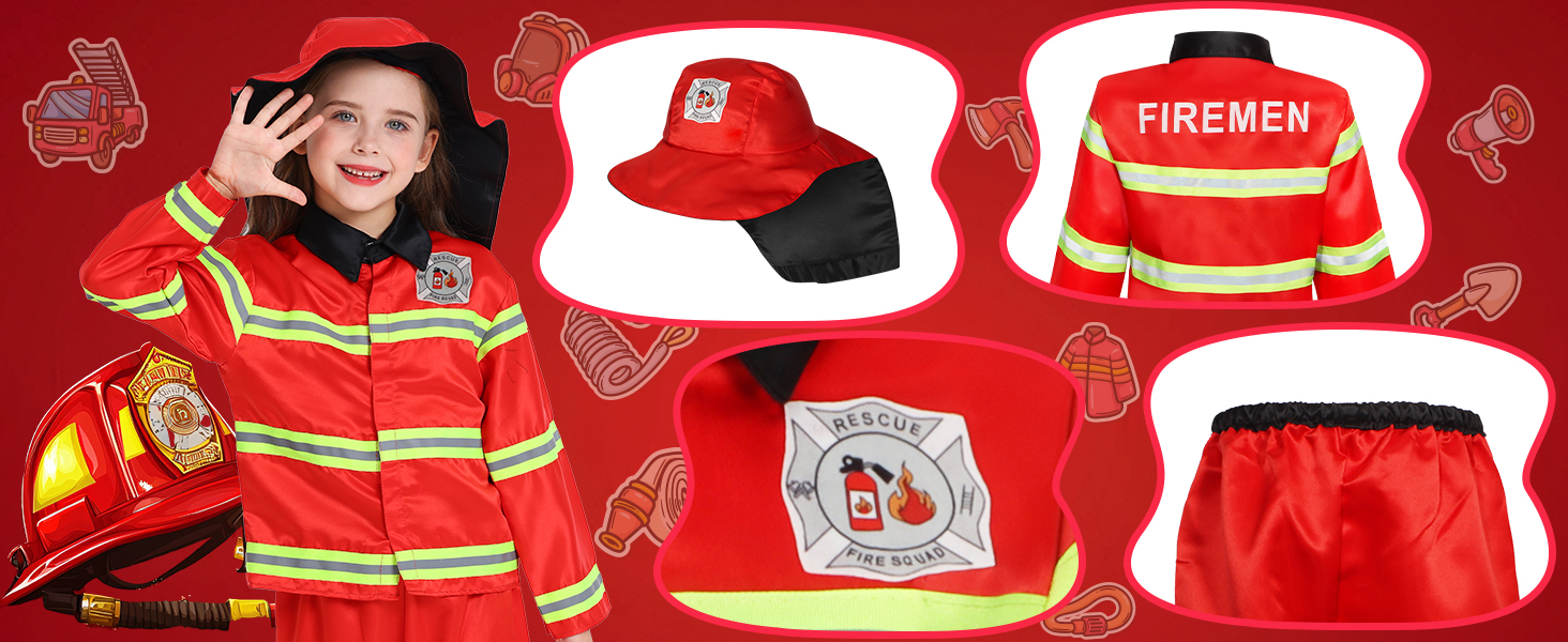 firefighter costume for kids