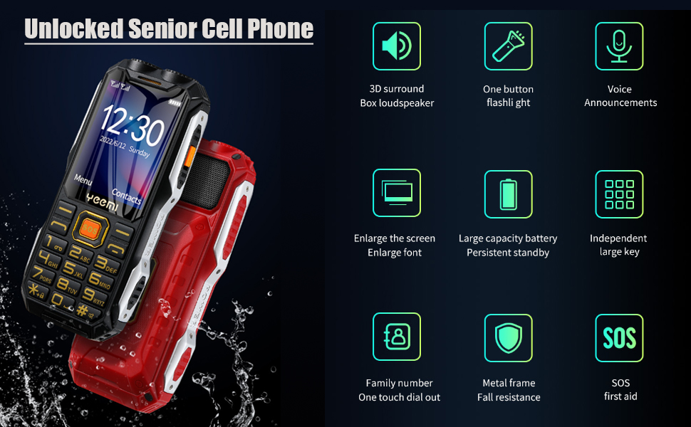 Unlocked Senior Cell Phone