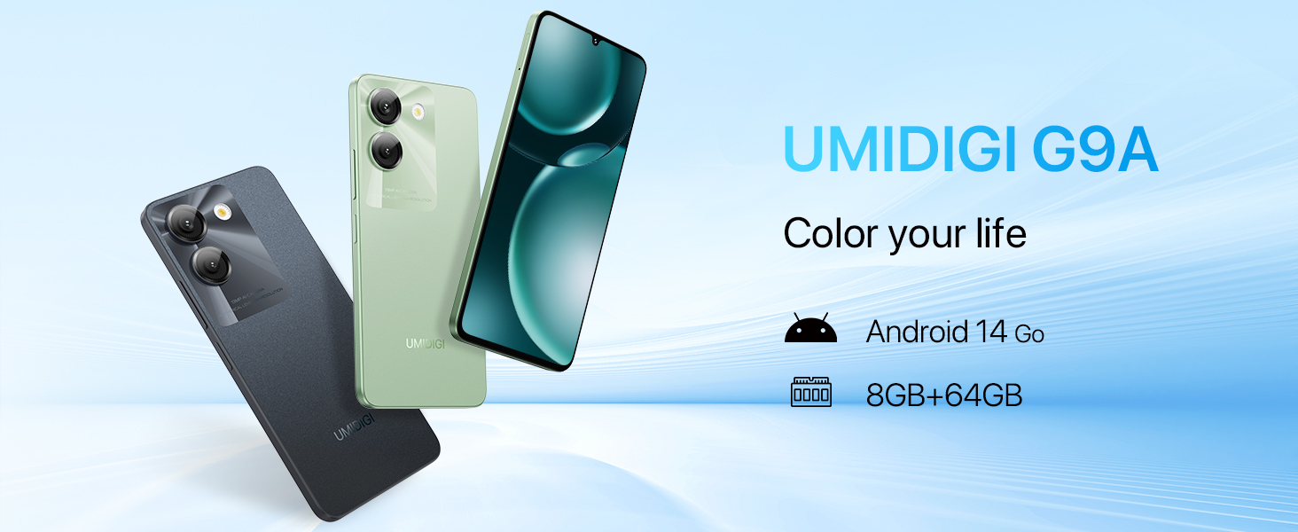 UMIDIGI G9A Android 14 Go Phone