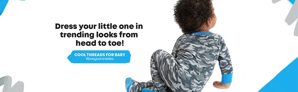 onesies banner blue